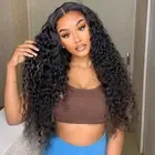 360 Lace Frontal Wigs Jerry Curly Pre Plucked Brazilian Remy Human Hair Wigs