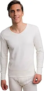 [Cottonique] Hypoallergenic Men’s Thermal Base Layer Long Sleeve for Men with Skin Allergies and Sensitive Skin