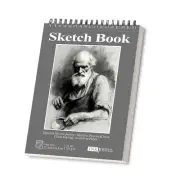 Sketch Book - 9"x12" Spiral Bound Drawing Pad, 1 Pack of 100 Sheets,Sketch Pad