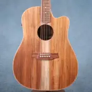 Cole Clark FL2EC-BLBL Dreadnought Acoustic Electric Guitar - 241141206