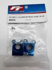Team Associated Factory Team 92270 RC10B74.1 Aluminum Rear Hubs. Blue