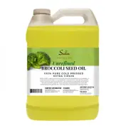 1 GALLON FRESH BROCCOLI SEED OIL COLD PRESSED 100% PURE VIRGIN UNREFINED