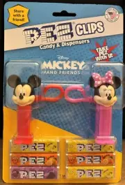 Disney Mickey & Friends PEZ Clips (Mini Mickey & Minnie) 2024 -Easter Basket-