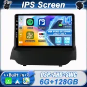 Car Stereo Android 14 CarPlay GPS For FORD ECOSPORT 2013~2017 Head Unit 6G+128GB