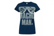 WWE Womens/Ladies Macho Man Randy Savage T-Shirt (Blue) (XL)