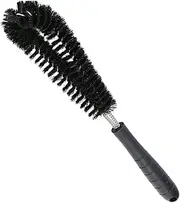 Water Bottle Brush Cleaner - Bottle Brush Cleaner Pack, Straw Brush | Long Handle Black Bottle Cleaning Brush, Long Bottle Brush Cleaner, Perfect for Baby Bottles, Sports Bottles, Glassware, Mugs