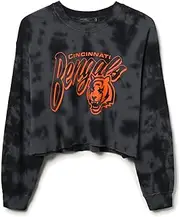 Junk Food Clothing Cincinnati Bengals Loose Knit Crop