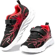 [Quanen Electronic] Trainers Boys Girls Air Sports Shoes Kids Running Shoes Lightweight Breathable Fitness Tennis Trainers 28-39 EU