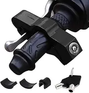 Windance Handlebar Grip Lock,Anti Theft Throttle Lock with 2 Keys to Secure Your Motorcycle Bike ATV Moped Scooter in Under 5 Seconds (Black)