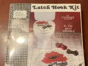 Millcraft Latch Hook Poppyseed Bath Ensemble Kit 1982 Vintage New & SEALED