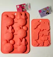 Daiso Disney MICKEY & FRIENDS SILICONE CAKE/CHOCOLATE MOLDS -New *US Seller*