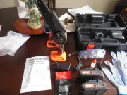 GPED * 6 Inch Portable Cordless, Handheld Mini Chainsaw * FREE SHIPPING
