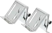 TEHAUX 2pcs Garage Door Hinge Garage Door Alarm Bracket Garage Door Insulation Kit Garage Door Roller Sleeves Garage Door Open Indicator Garage Door Springs Garage Door Pulley Silver Iron