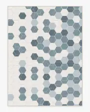 275' x 365' | Machine Washable Runner Rug | Kid & Pet Friendly | Indoor Rug | Prisma Slate Blue Rug | Ruggable