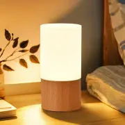 Bedroom Bedside Night Light Small LED Wood Table Lamp Dimmable Led Lighting