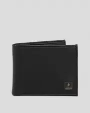 [Lucid] Lucid Men's Flare Leather Wallet in Black One Size Black
