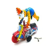 Tin Craft Toy Nostalgic Wind-up Spanish Motorbike Retro Vintage Ornaments