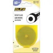 OLFA 60mm Rotary Cutter BLADES, RB60-5, For 60mm Rotary Cutters