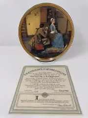 1987 Knowles Norman Rockwell "Portrait For A Bridegoom” Collector Plate NIB