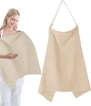 Breastfeeding | Breathable 360 Degree Coverage Nursing Poncho for Breastfeeding - Multi Use for Baby Car Seat Canopy, Shopping Cart, Stroller