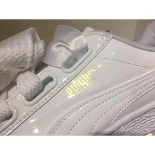 PUMA Basket Heart Patent 漆皮 白緞帶 蝴蝶結 蕾哈娜 363073-02