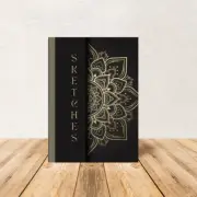 Sketch Book: Artist Drawing Blank Paper Pad 6" x 9" - 150 Pages - Kaleidoscope