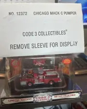 Code 3 12372 1/64 Chicago Mack C Pumper Eng.# 64 (Limited Edition)