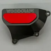 HONDA CBR 1000RR 2008-2016 WOODCRAFT CLUTCH COVER ENGINE PROTECTOR - RED PLATE