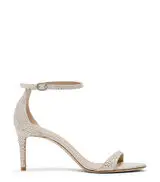 NUDIST SHINE 75 SANDAL in LIGHT SILK/LINEN for Women