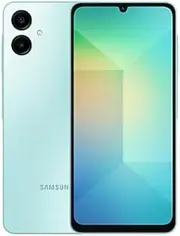 [Samsung] Galaxy A06 4G LTE (64GB + 4GB) Latin Version SM-A065M/DS (Tmobile Metro Mint & Global) 6.7" Dual Sim 50MP Dual Cam + (Wall 25W Dual Port Bundle) (Light Green SM-A065M/DS Model)
