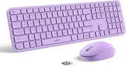 Wireless Keyboard and Mouse Combo - Seenda Full Size 2.4G USB Wireless Keyboard