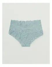 [Aerie] Show Off Rosey Lace Cheeky Underwear in Monaco Blue