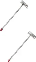 SOESFOUFU 2pcs Baking Measuring Cup Multi-Function Candy Floss Spoon Marshmallow Sugar Scooper Sturdy Easy to Use Reusable Stainless Steel Healthy and Portable