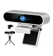 Webcam with Microphone 1080p HD USB Camera 30fps Streaming,Tripod& Privacy Cover