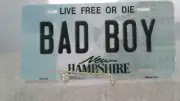 Bad Boy New Hampshire Metal Sign