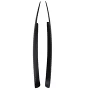 Car Eyelid Eyebrows Headlights Cover For- 1 Series E81 E82 E87 E88 2005-2010 Black