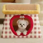 Semi Closed Dog Cat Nest Semi Enclosed Cozy Pets Bed Cat Bed Snooze Pet Bed