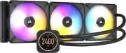 CORSAIR iCUE H100i ELITE LCD Display Liquid CPU Cooler-Custom IPS LCD Screen-40