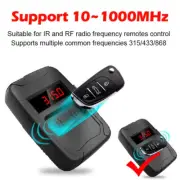 Remote Control Key Frequency Tester 10-1000Mhz IR RF Frequency Tester