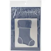 Stampendous Dreamweaver Retired Metal Stencil Open Stockings DWLG692