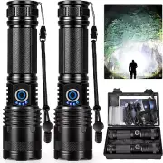 Rechargeable LED Flashlights High Lumens, 990,000 Lumens Super Bright Flashlight