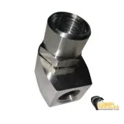 Replacement 90° Hose Reel Swivel 5000PSI / 3/8" BspF Outlet x 1/2" BspF Inlet