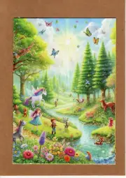 Mystical Magical 2 Note Card Set with Envelopes One of a kind Kraft card stock