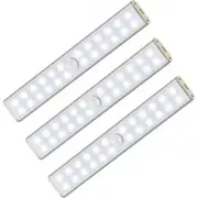 3 pack 24LEDS Closet Light USB Rechargeable Motion Sensor Light