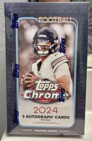 2024 Topps Chrome Football SEALED Hobby Box