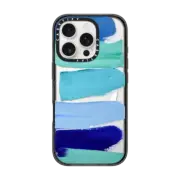 iPhone 16 Pro Impact Case MagSafe Compatible Ocean Blues