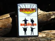 Zippo Lighter - The Beatles - HELP - John Lennon, Paul McCartney, George & Ringo