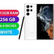 Samsung Galaxy S22 ULTRA 5G (256GB, White) Australian Stock - As New