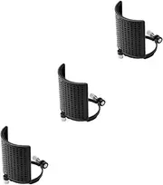 Vaguelly 3 Pcs Recording Streaming Pop Filter Microphone Sound Filter U-shape High Toughness Plastic
