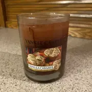 Yankee Candle Vanilla Caramel Jar Candle 10 oz No Lid